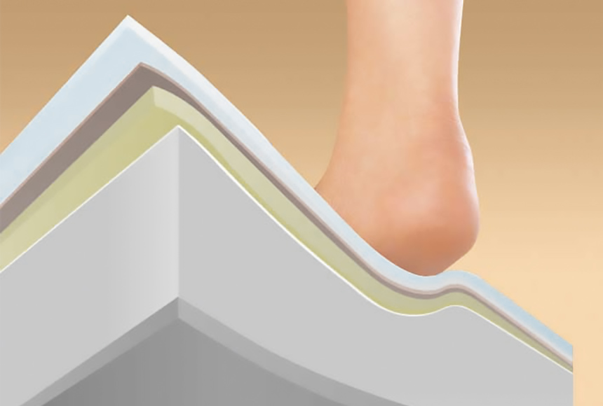 足への疲労や怪我のリスクを軽減するシート床材 発売 ～鋼製床システムとの組み合わせで体育館用床のJIS規格にも適合～