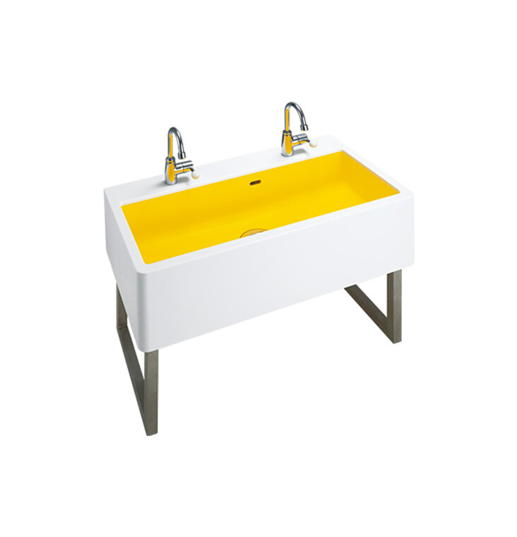 フラップMO(アクリル系人工大理石 幼児向けシンク一体型手洗い