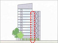 RC造と鉄骨造など、各建物の構造計算が異なる