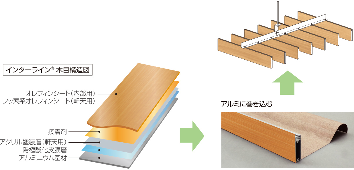インターライン®木目構造図
