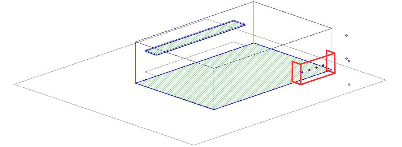 1F建物周りの空調機器