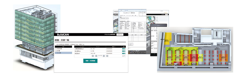エービーシー商会新本社ビルで導入した「BuildCAN（ビルキャン）」のイメージ図