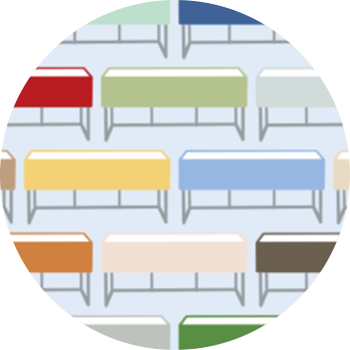 選べるカウンターカラー60色以上