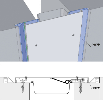 床用エキスパンションジョイント 化粧床