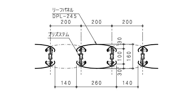 ダミエラブリズ 平断面詳細図