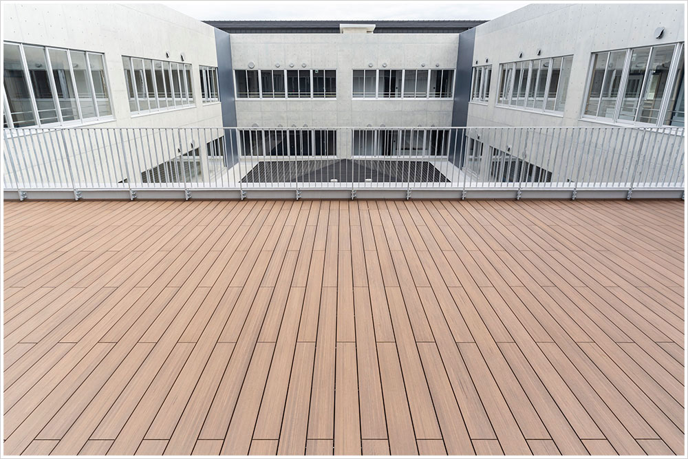 つくば市研究学園小学校・中学校の施工写真