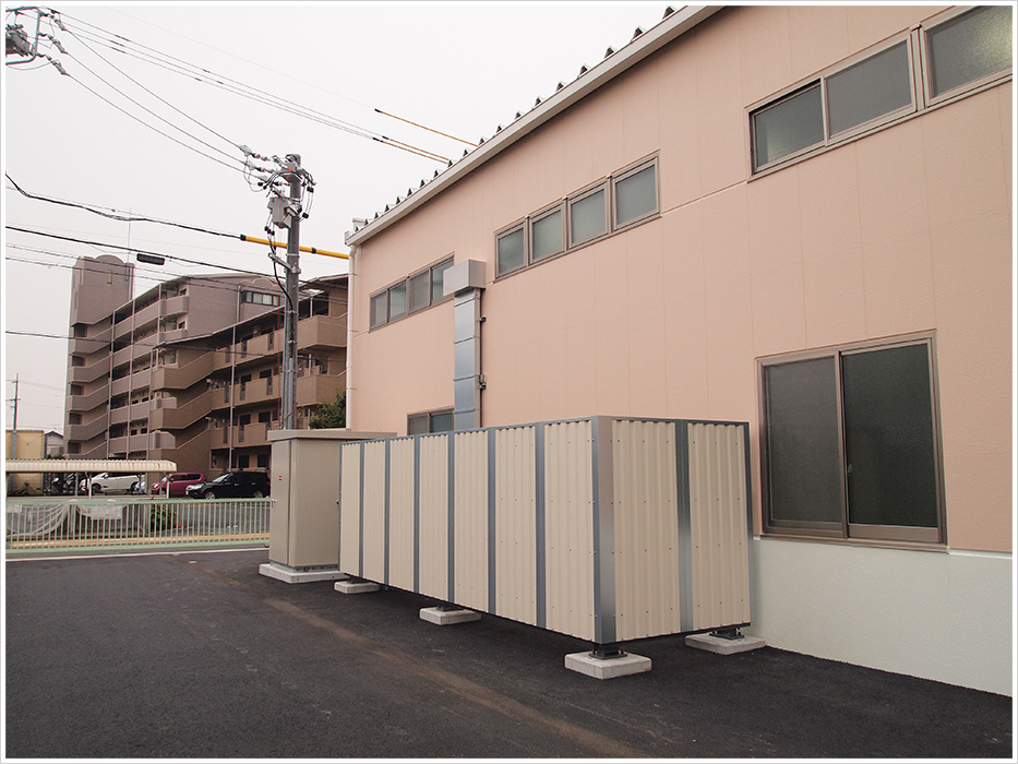 アイサンテック試験工場の施工写真