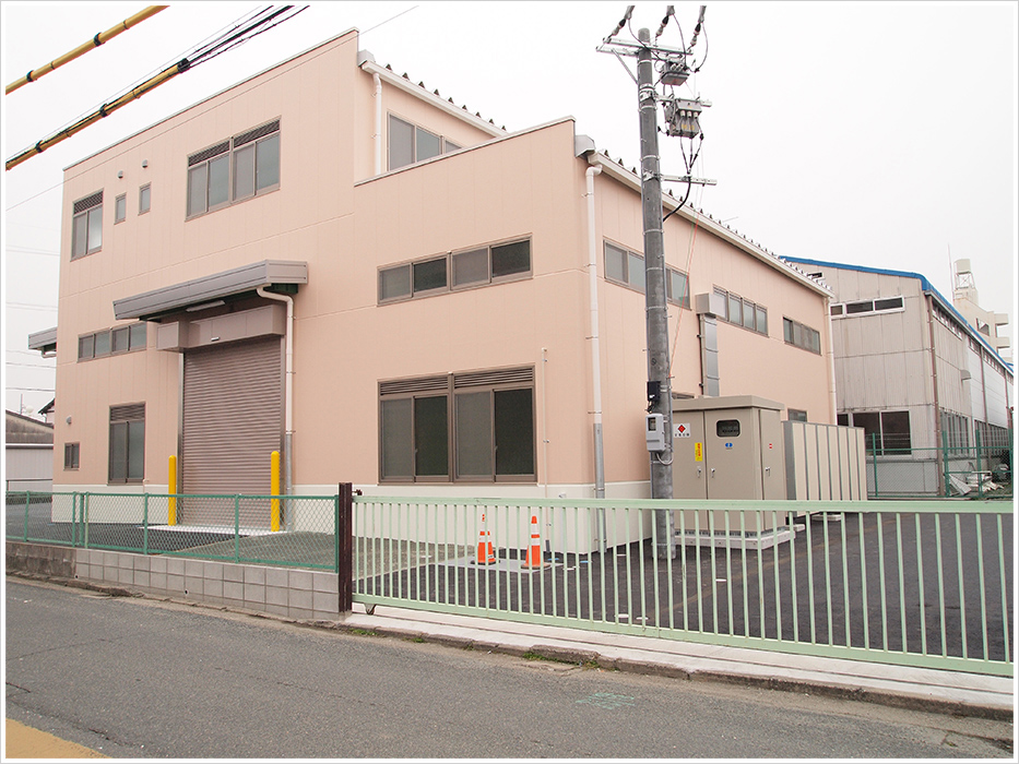 アイサンテック試験工場の施工写真