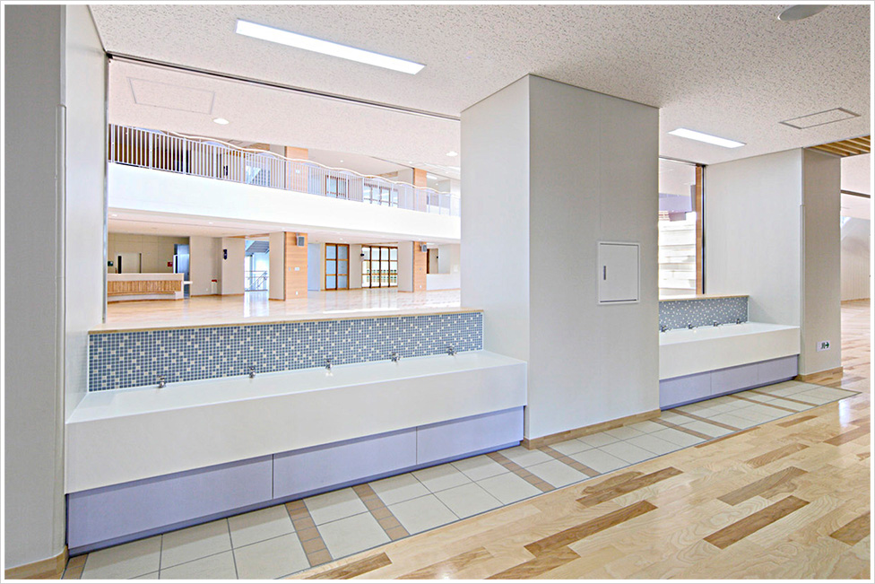 玄海みらい学園 玄海小学校 玄海中学校の施工写真