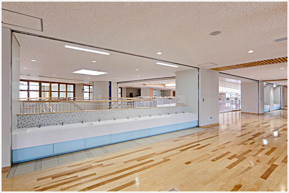 玄海みらい学園 玄海小学校 玄海中学校の施工写真