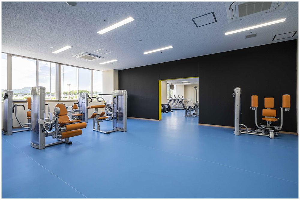 御殿場市体育館の施工写真