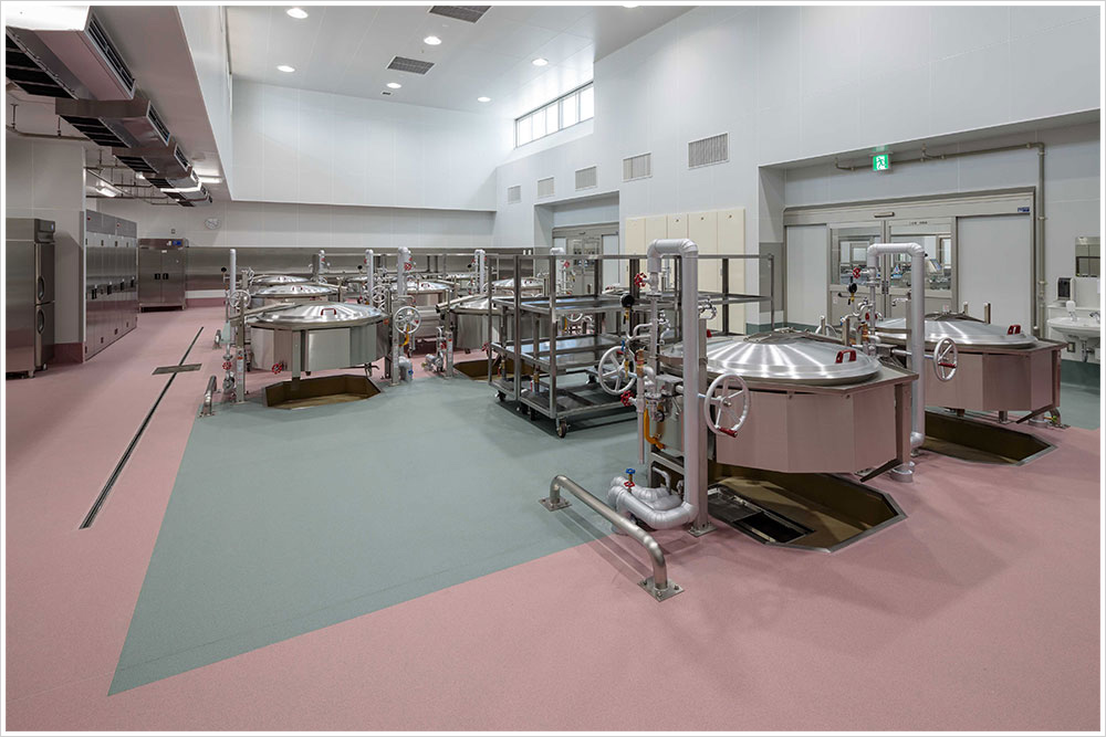 伊勢崎市第一学校給食調理場の施工写真