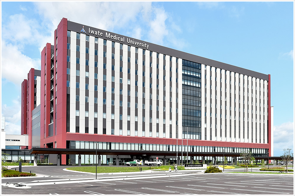 岩手医科大学附属病院の施工写真