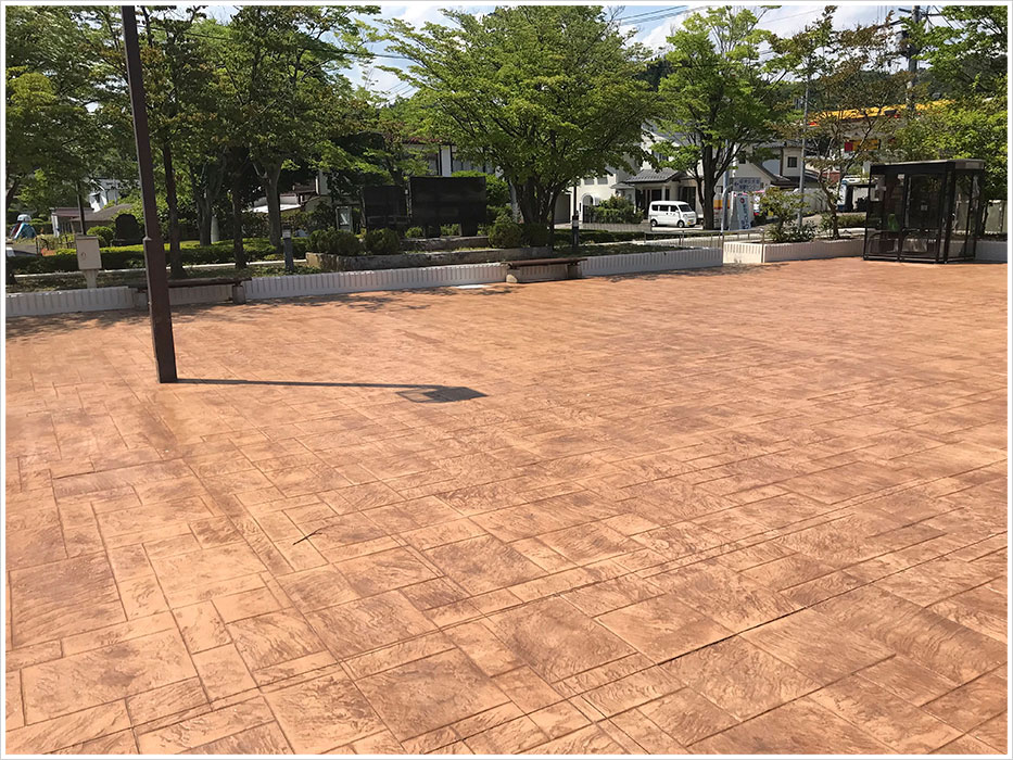 川俣町中央公民館の施工写真
