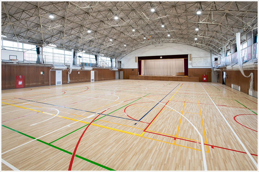 狛江市立狛江第四中学校体育館 / 施工事例 ABC商会