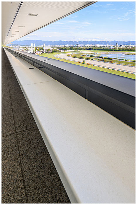京都競馬場の施工写真