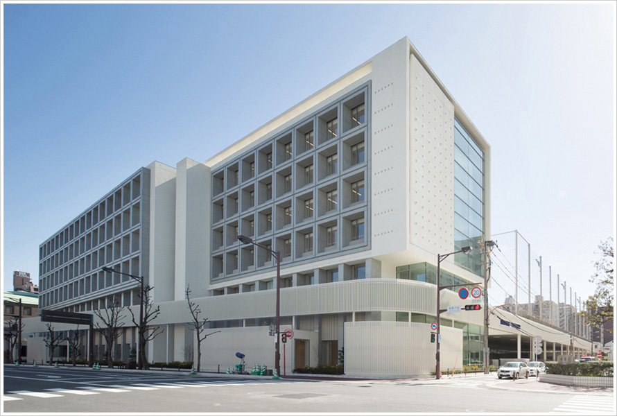 福岡市立舞鶴小・中学校の施工写真