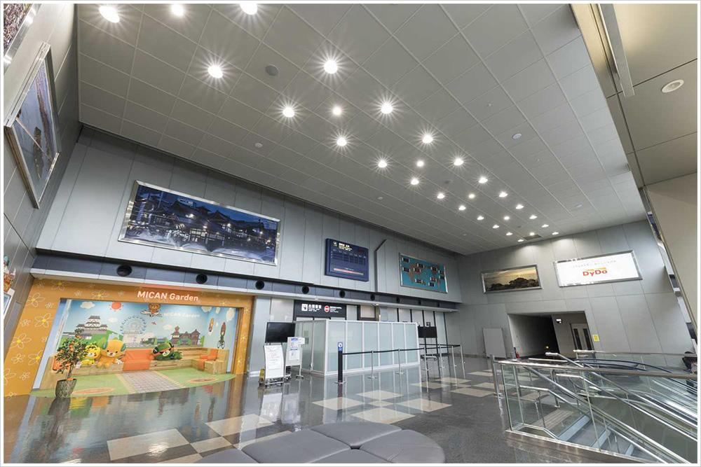 松山空港の施工写真