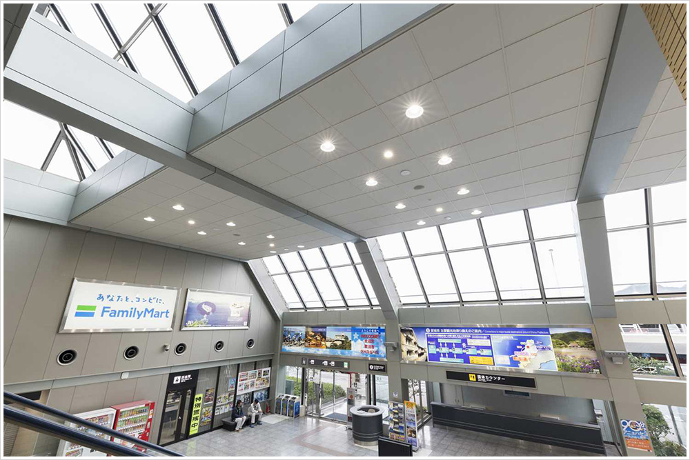 松山空港の施工写真