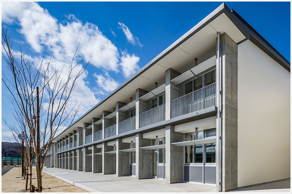宮城県農業高等学校の施工写真