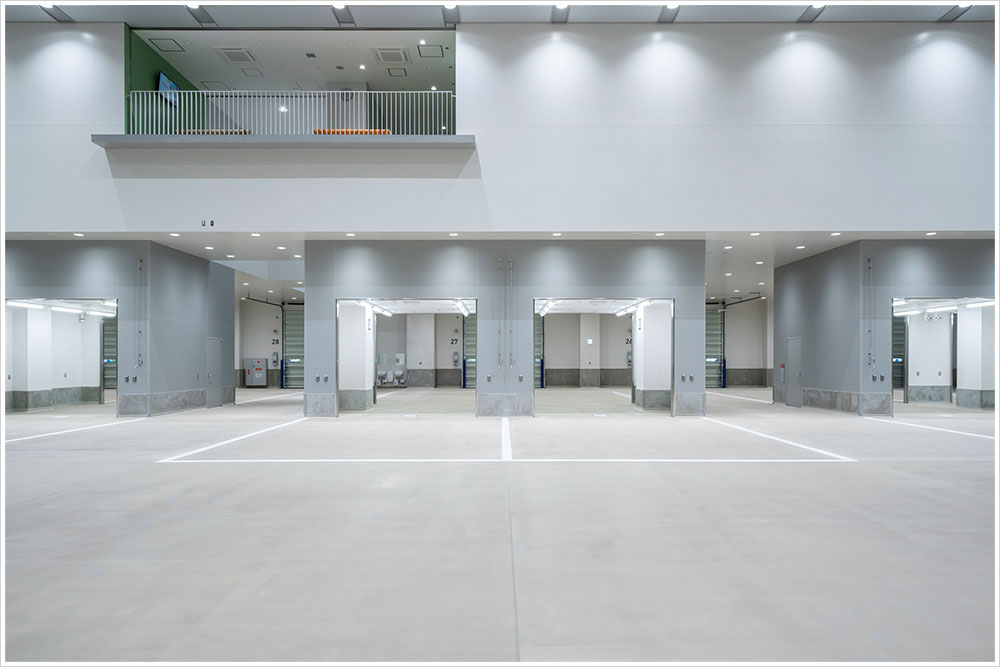 成田公設地方卸売市場の施工写真