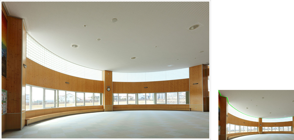 北海道根室高等学校の施工写真