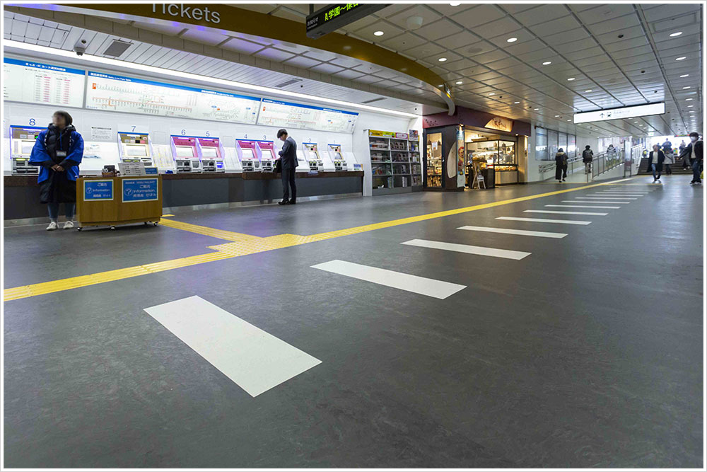 「西武新宿駅」リニューアルの施工写真