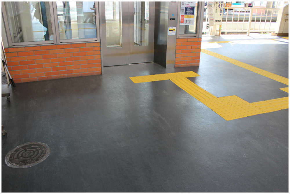 小田急電鉄 新松田駅の施工写真