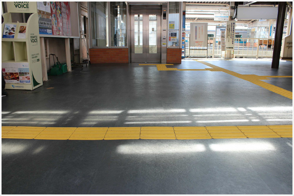 小田急電鉄 新松田駅の施工写真