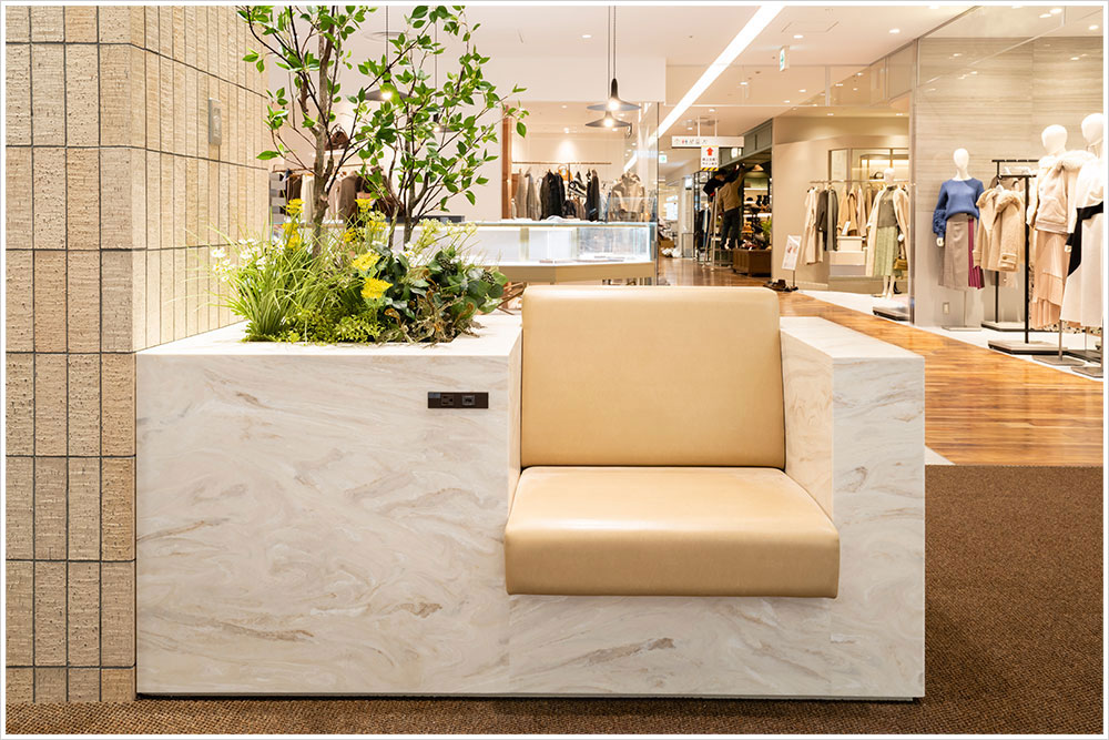 心斎橋PARCOの施工写真
