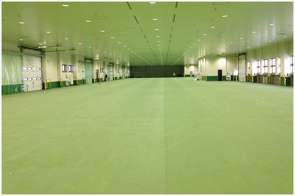 舘鼻地区荷捌き所Ｃ棟の施工写真