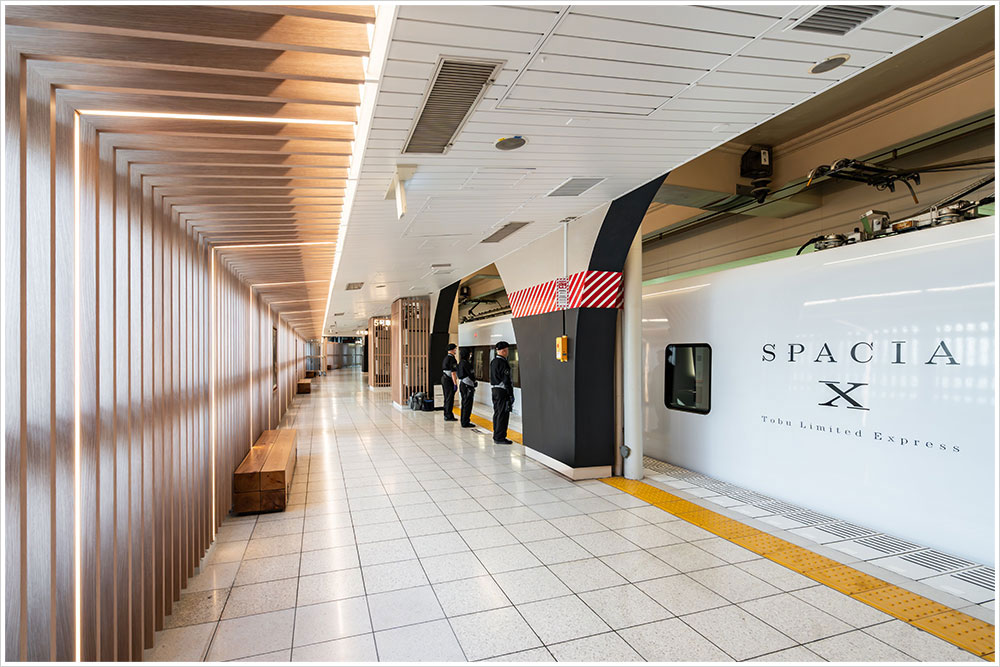 東武スカイツリーライン 浅草駅の施工写真