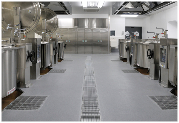 浦安市千鳥学校給食センターの施工写真