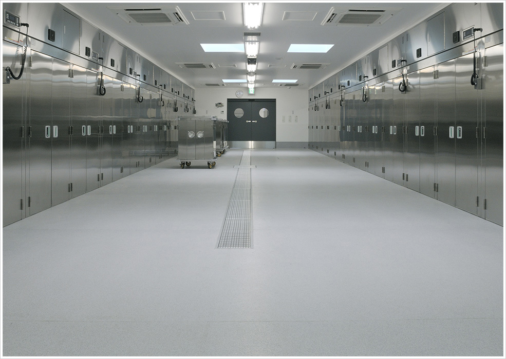 浦安市千鳥学校給食センターの施工写真