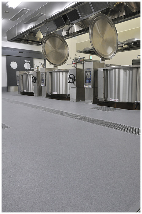 浦安市千鳥学校給食センターの施工写真