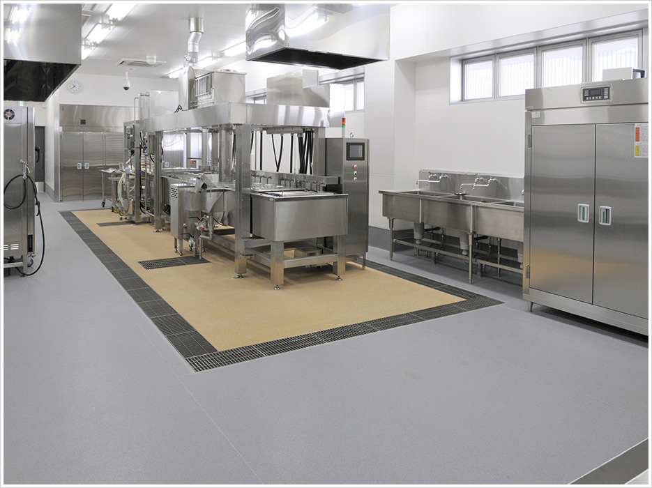 浦安市千鳥学校給食センターの施工写真