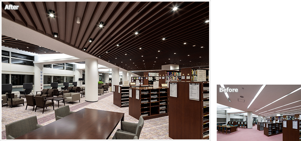 早稲田大学 早稲田キャンパス18号館中央図書館 施工事例 Abc商会